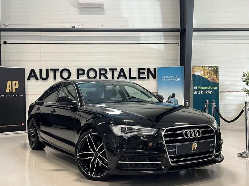 Svart Begagnad 2016 Audi A6 S-Line Sedan | 194 900 kr (Marknadspris) - Bild 1/4