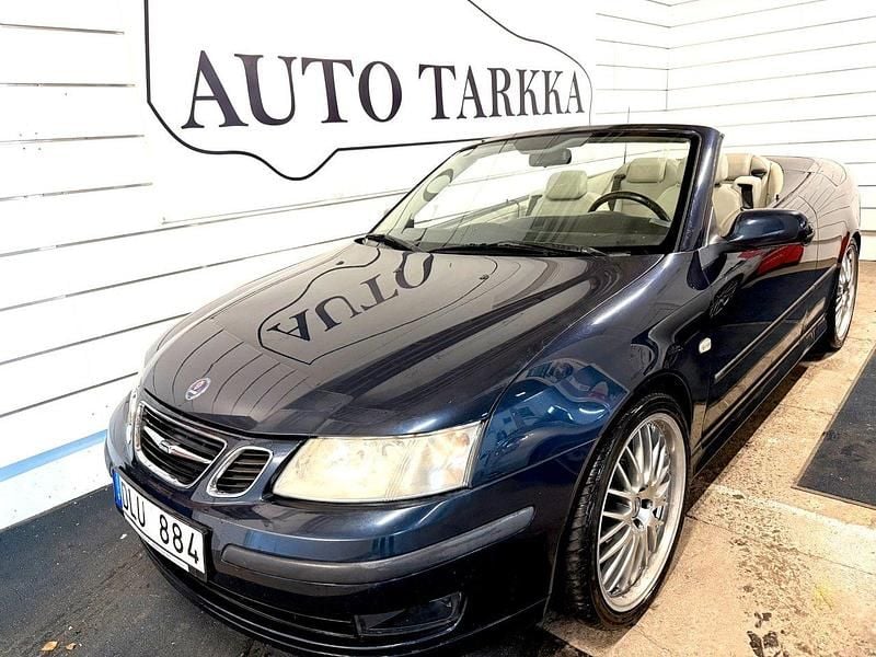 Mörkblå Begagnad 2003 Saab 9-3 Cabriolet Vector Cab | 79 900 kr (Dyr) - Bild 1/4
