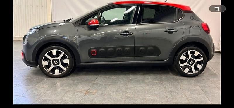 Begagnad Citroën C3 PureTech 82 HK (60 kW) 2016 Grå/röd