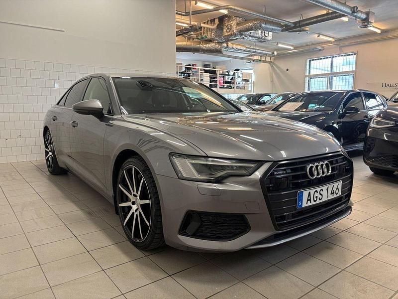 Begagnad Audi A6 Premium 340 HK (250 kW) 2018 Grå Sedan