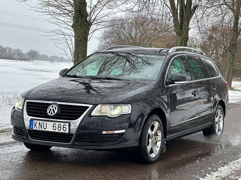 Begagnad VW Passat Sportline 150 HK (110 kW) 2009 Svart Kombi