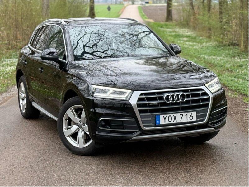 Svart Begagnad 2018 Audi Q5 Comfort SUV | 245 000 kr (Bra pris) - Bild 1/4