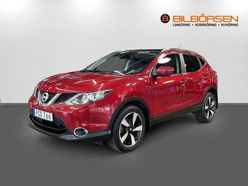 Röd Begagnad 2017 Nissan Qashqai SUV | 159 900 kr (Marknadspris) - Bild 1/4