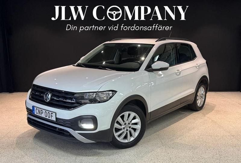 Vit Begagnad 2019 VW T-Cross SUV | 142 900 kr (Marknadspris) - Bild 1/4