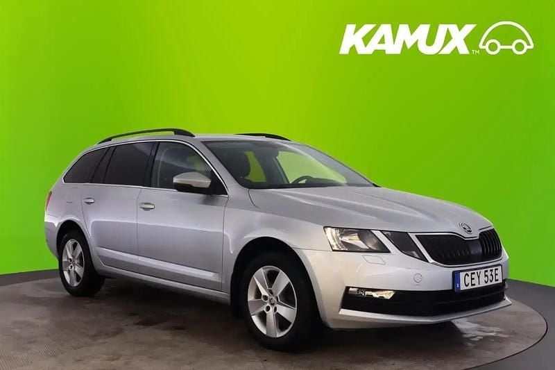 Silver/grå Begagnad 2019 Skoda Octavia Ambition Kombi | 184 800 kr (Bra pris) - Bild 1/4