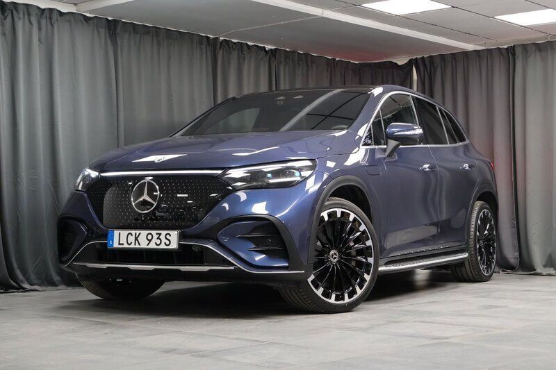 Blå Begagnad 2023 Mercedes EQE500 AMG Line Premium Plus SUV | 799 000 kr (Marknadspris) - Bild 1/4