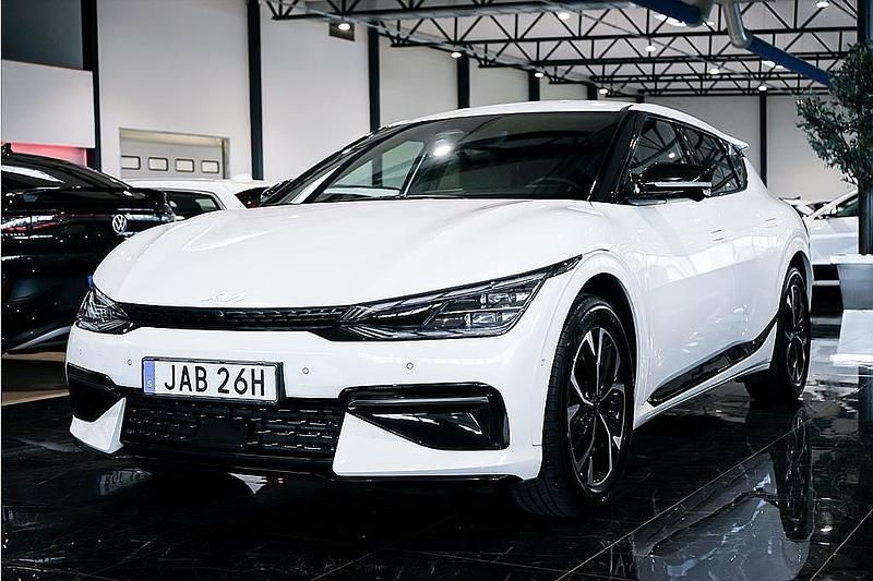Vit Begagnad 2022 Kia EV6 GT-Line SUV | 419 500 kr - Bild 1/4