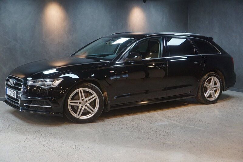 Svart Begagnad 2017 Audi A6 Sport Kombi | 169 900 kr (Marknadspris) - Bild 1/4