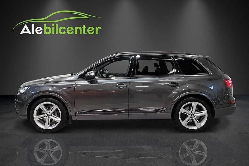 Begagnad Audi Q7 S-Line 272 HK (200 kW) 2017 Grå SUV