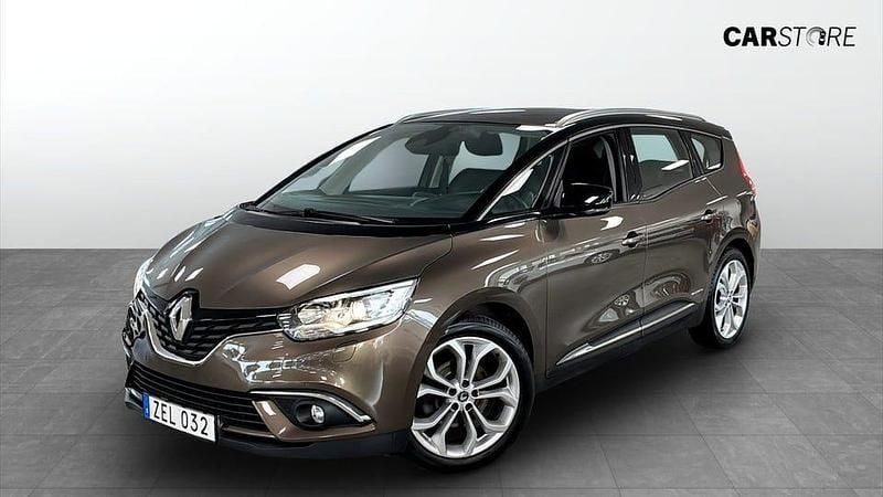 Brun Begagnad 2018 Renault Grand Scénic Zen Minibuss | 144 900 kr (Bra pris) - Bild 1/4