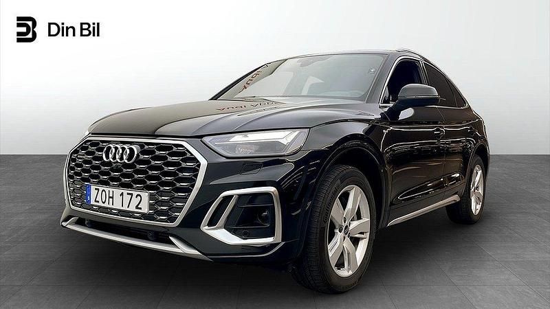 Svart (mytsvart metallic) Begagnad 2024 Audi Q5 Sportback S-Line SUV | 589 000 kr (Dyr) - Bild 1/4