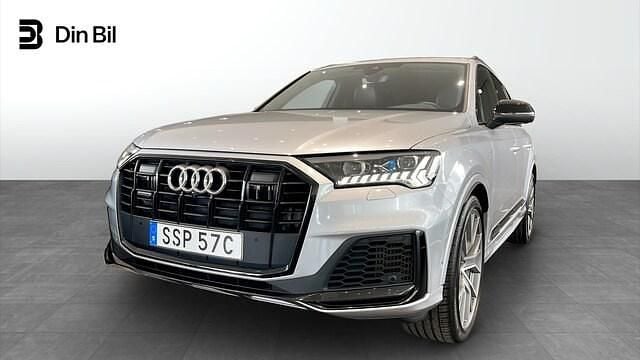 Florettsilver metallic Begagnad 2020 Audi Q7 S-Line SUV | 639 000 kr (Lite dyr) - Bild 1/4
