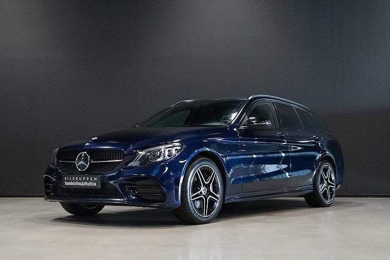 Begagnad Mercedes C300e AMG 211 HK (155 kW) 2020 Mörkblå Kombi
