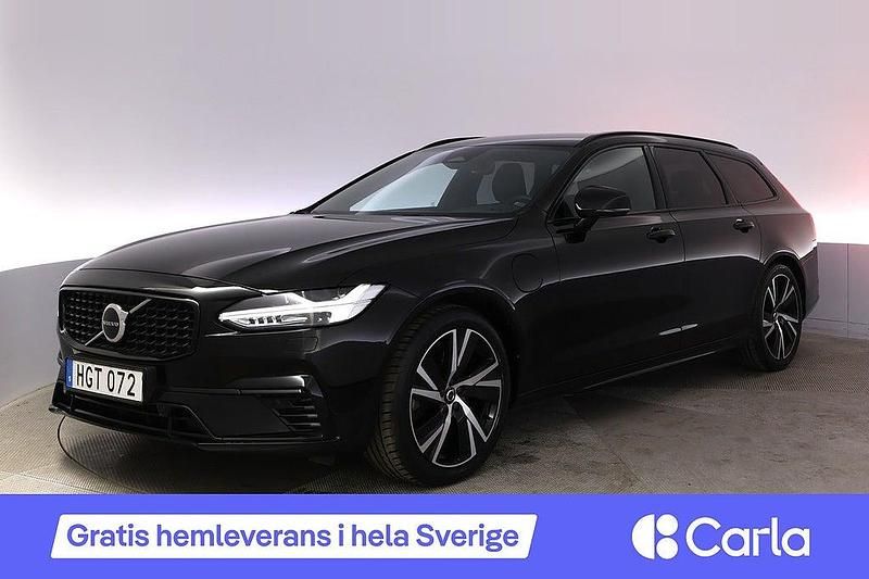 Svart Begagnad 2022 Volvo V90 R-Design Kombi | 368 900 kr (Marknadspris) - Bild 1/4
