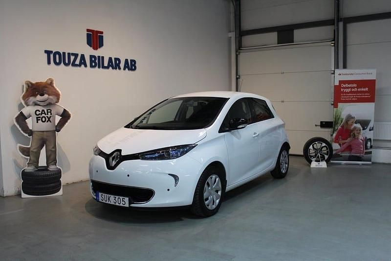Vit Begagnad 2019 Renault Zoe Halvkombi | 114 900 kr (Bra pris) - Bild 1/4