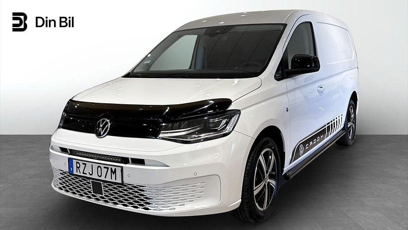 Vit (candyvit) Ny 2025 VW Caddy Maxi Minibuss | 483 375 kr (Lite dyr) - Bild 1/4