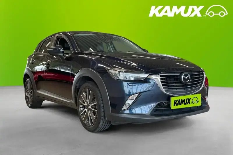 Blå Begagnad 2016 Mazda CX-3 Optimum SUV | 169 700 kr (Marknadspris) - Bild 1/4