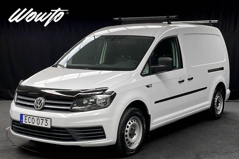 Vit Begagnad 2019 VW Caddy Maxi Minibuss | 219 800 kr (Lite dyr) - Bild 1/3