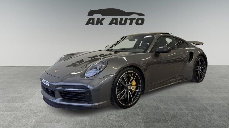 Grå Begagnad 2021 Porsche 911 Turbo S Sportkupé | 2 249 000 kr - Bild 1/4