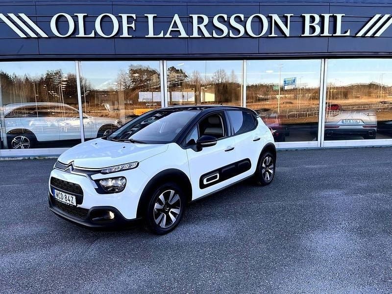 Vit Begagnad 2024 Citroën C3 Shine Halvkombi | 176 500 kr (Lite dyr) - Bild 1/4