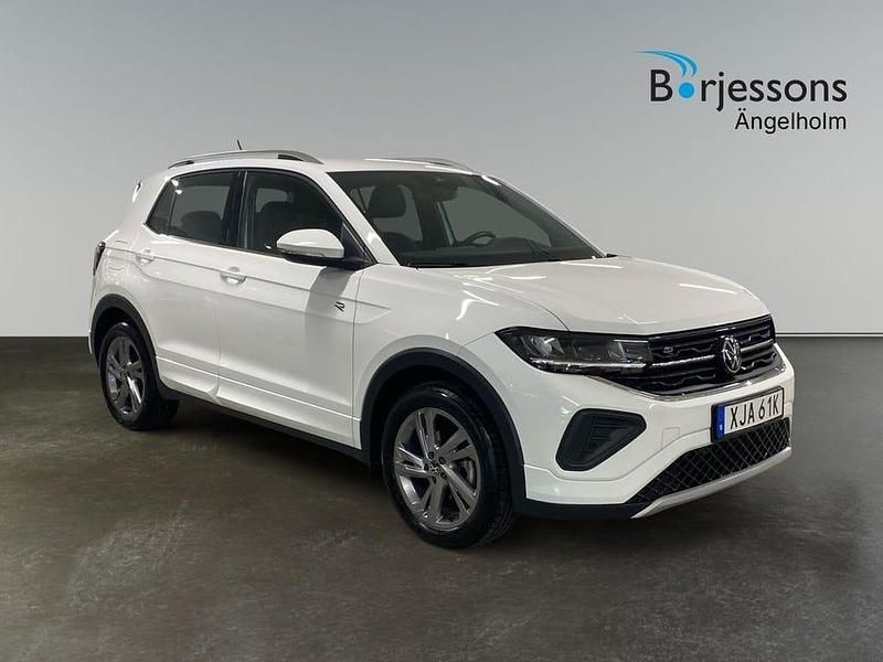 Vit Begagnad 2024 VW T-Cross R-line SUV | 269 000 kr (Lite dyr) - Bild 1/4