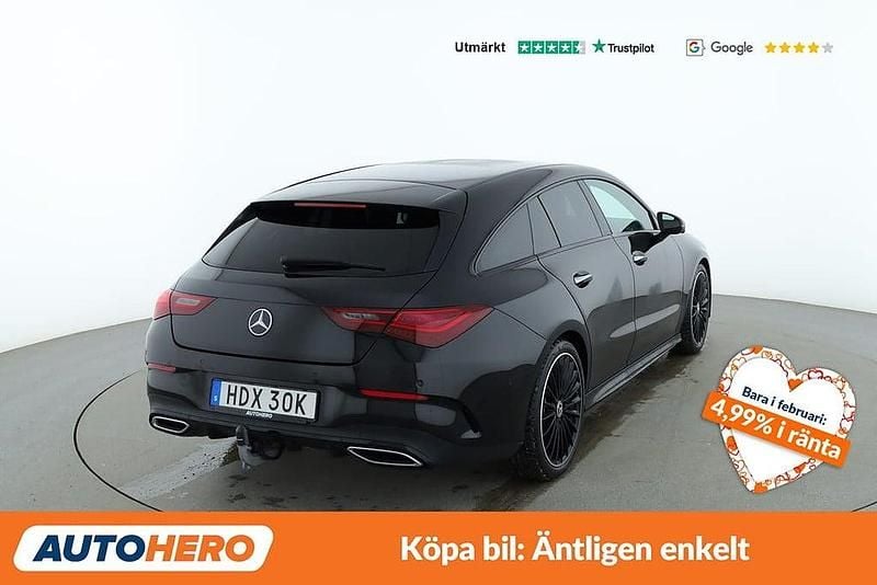 Begagnad Mercedes CLA200 Shooting Brake AMG line 165 HK (121 kW) 2025 Svart Kombi