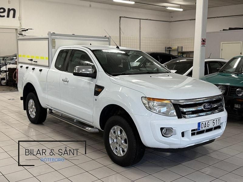 Vit Begagnad 2014 Ford Ranger Pickup | 139 900 kr (Marknadspris) - Bild 1/4