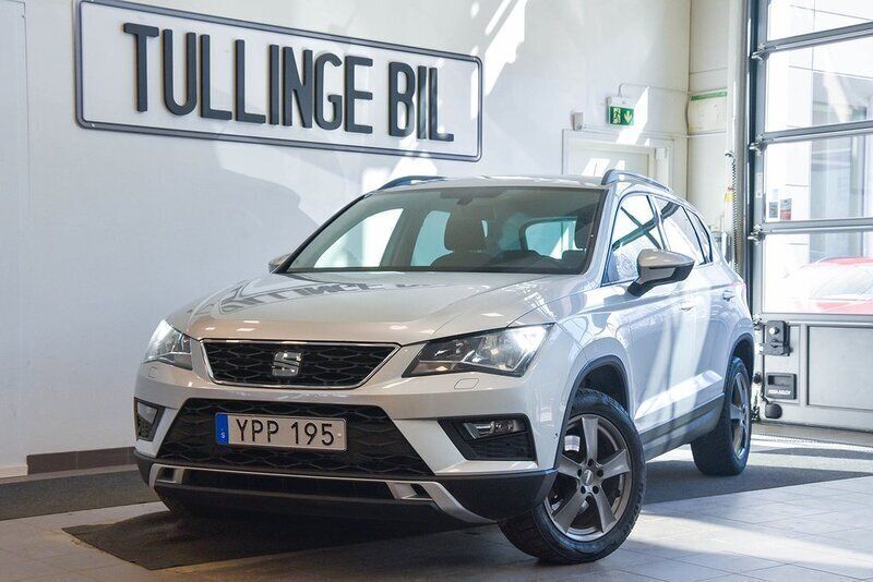 Silver Begagnad 2017 Seat Ateca 4Drive SUV | 179 800 kr (Marknadspris) - Bild 1/4