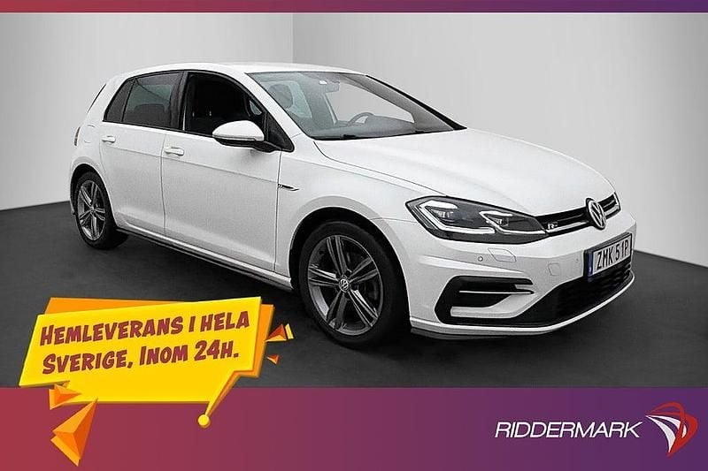 Vit Begagnad 2019 VW Golf VIII R-line Halvkombi | 189 900 kr (Marknadspris) - Bild 1/3