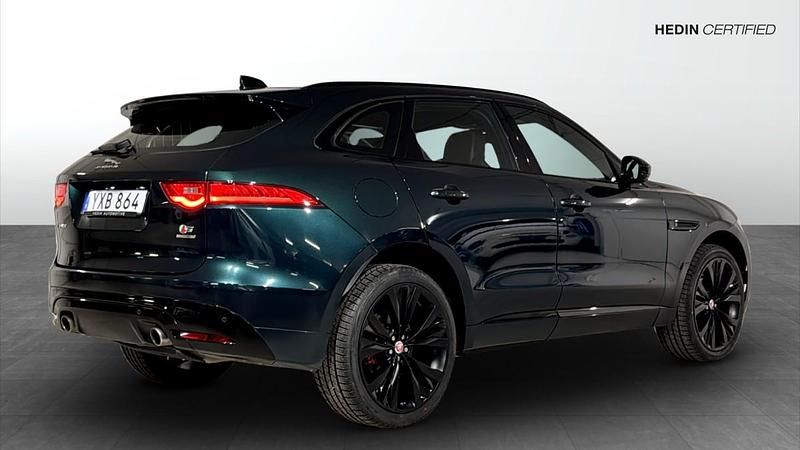 Begagnad Jaguar F-Pace S 301 HK (221 kW) 2017 Grön SUV