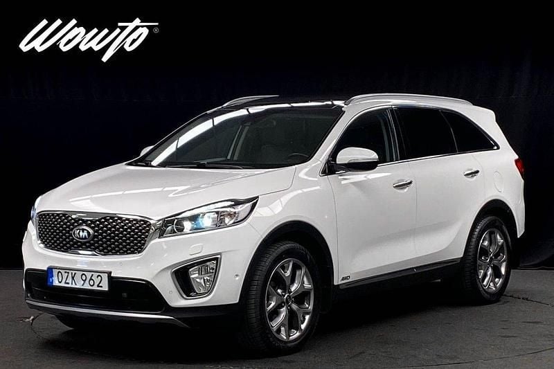 Vit Begagnad 2015 Kia Sorento 2 SUV | 209 800 kr (Marknadspris) - Bild 1/3