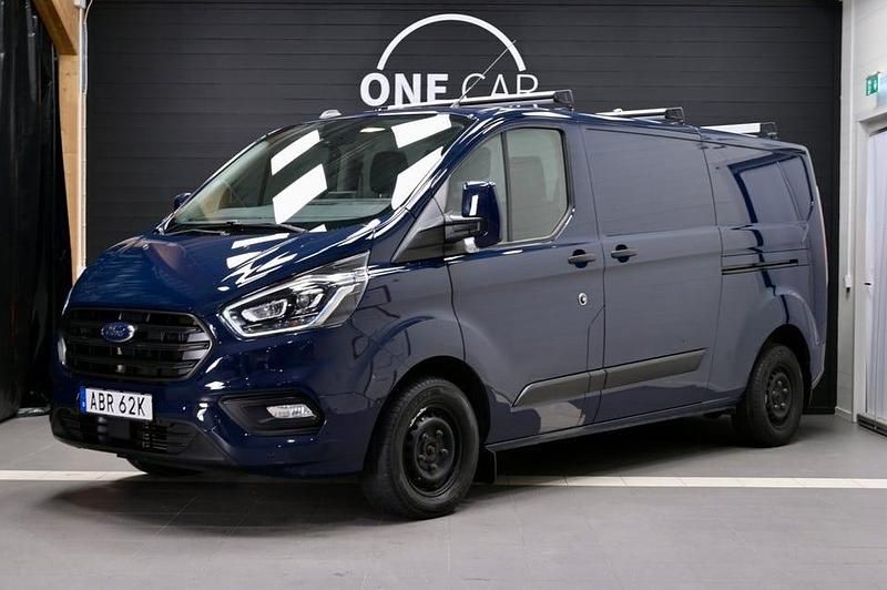 Blå Begagnad 2021 Ford Transit Custom Van | 239 800 kr (Dyr) - Bild 1/4
