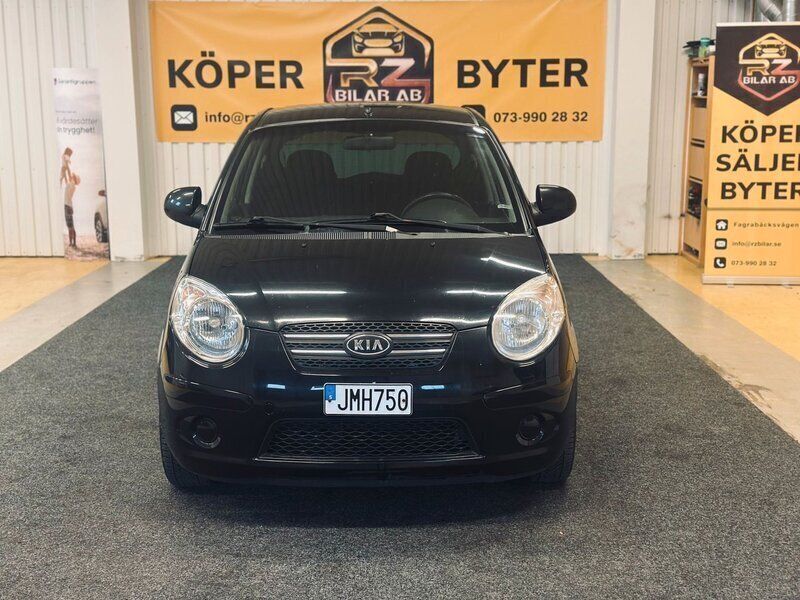 Svart Begagnad 2008 Kia Picanto 4 Halvkombi | 34 900 kr (Lite dyr) - Bild 1/4