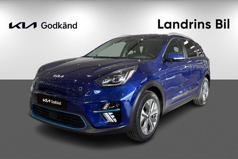 Blå (yacht blue) Begagnad 2021 Kia e-Niro Advance SUV | 269 000 kr (Lite dyr) - Bild 1/4