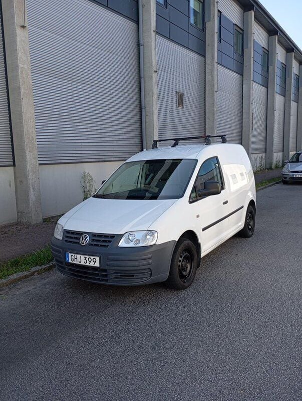 Vit Begagnad 2010 VW Caddy Minibuss | 47 500 kr (Marknadspris) - Bild 1/4