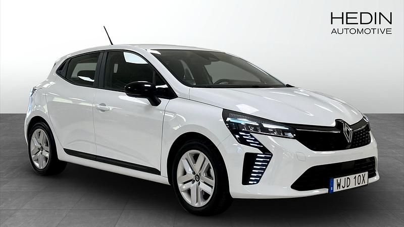 Glaciär vit Begagnad 2024 Renault Clio V Evolution Halvkombi | 224 900 kr (Marknadspris) - Bild 1/4
