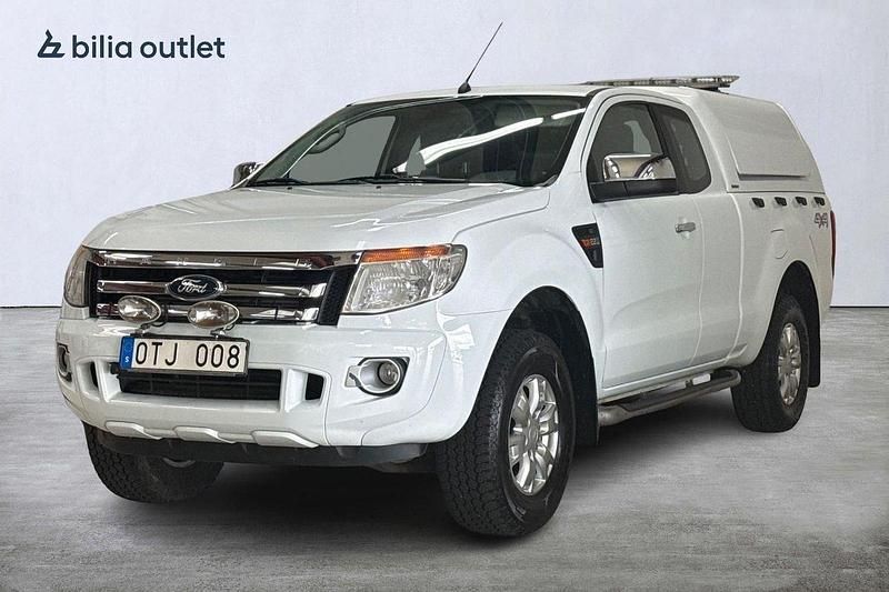 Vit Begagnad 2012 Ford Ranger XLT Pickup | 69 900 kr (Superpris) - Bild 1/4