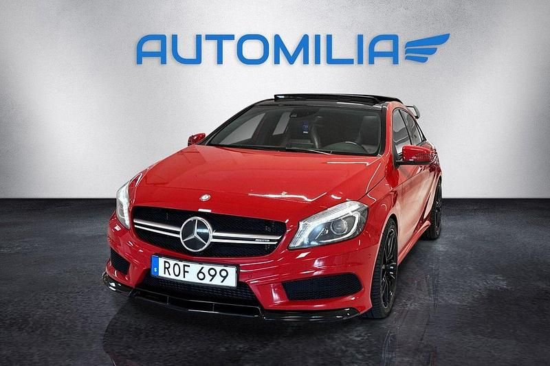 Röd Begagnad 2012 Mercedes A200 AMG line Halvkombi | 129 900 kr (Marknadspris) - Bild 1/4