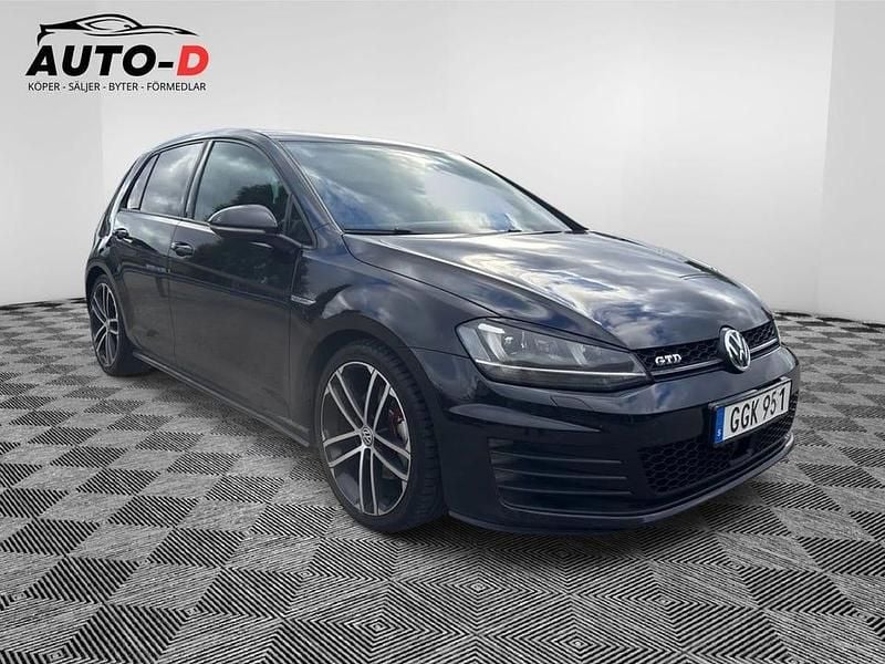 Begagnad VW Golf VII GTD 184 HK (135 kW) 2014 Svart Halvkombi