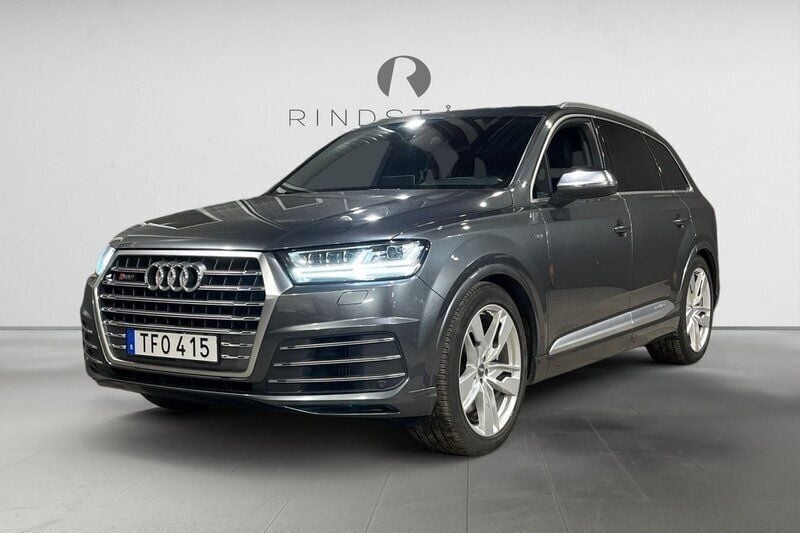 Grå Begagnad 2016 Audi SQ7 SUV | 454 900 kr (Superpris) - Bild 1/3