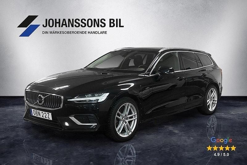 Svart Begagnad 2022 Volvo V60 Inscription Kombi | 324 900 kr (Bra pris) - Bild 1/4