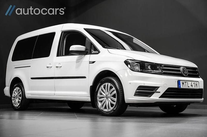 Begagnad VW Caddy Maxi Life Life 102 HK (75 kW) 2019 Vit Minibuss