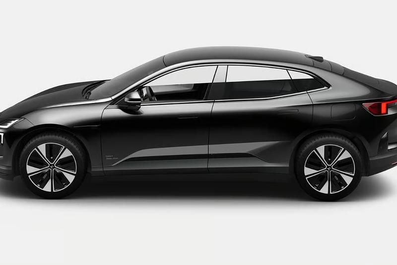 Svart Ny 2025 Polestar 4 Long Range Single Motor SUV | 692 000 kr (Marknadspris) - Bild 1/4