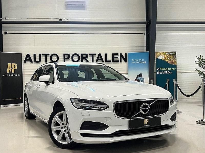 Vit Begagnad 2016 Volvo V90 Kinetic Kombi | 209 900 kr (Marknadspris) - Bild 1/4
