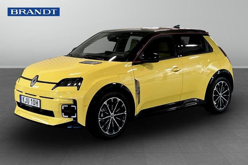 Gul Begagnad 2025 Renault R5 Iconic Halvkombi | 389 900 kr (Marknadspris) - Bild 1/3