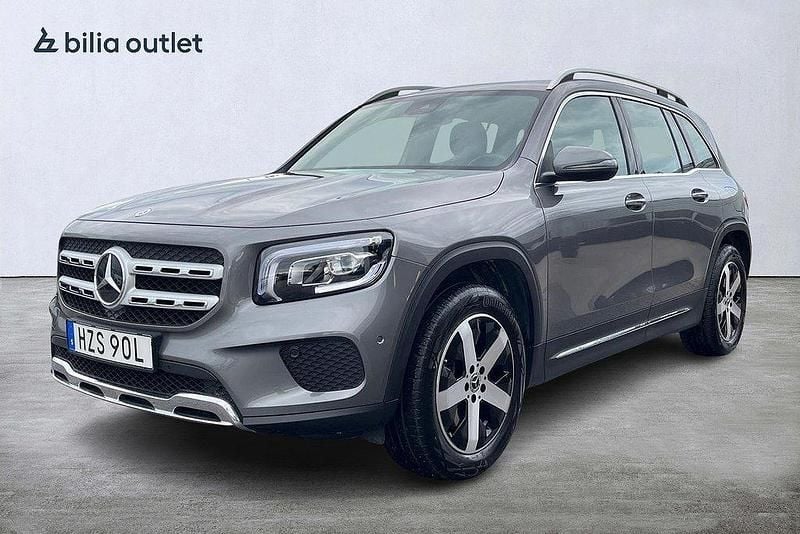 Mörkgrå (grå) Begagnad 2021 Mercedes GLB200 SUV | 369 900 kr (Marknadspris) - Bild 1/3