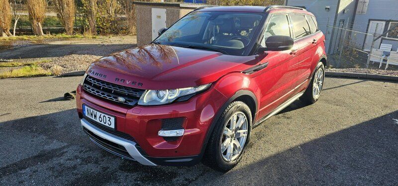 Röd Begagnad 2012 Land Rover Range Rover evoque SUV | 137 000 kr (Dyr) - Bild 1/4