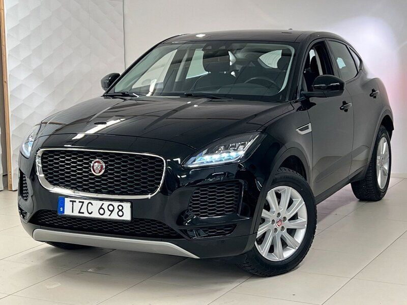 Svart Begagnad 2018 Jaguar E-Pace SUV | 209 000 kr (Marknadspris) - Bild 1/4