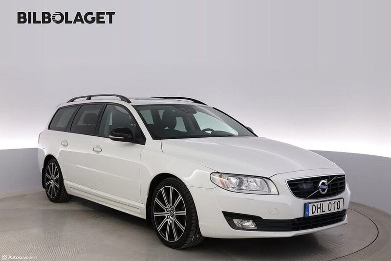 Vit Begagnad 2015 Volvo V70 Standard Kombi | 159 500 kr (Bra pris) - Bild 1/4