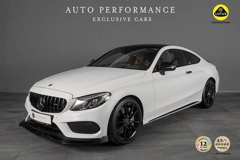 Begagnad Mercedes C43 AMG AMG 367 HK (269 kW) 2018 Vit Sportkupé
